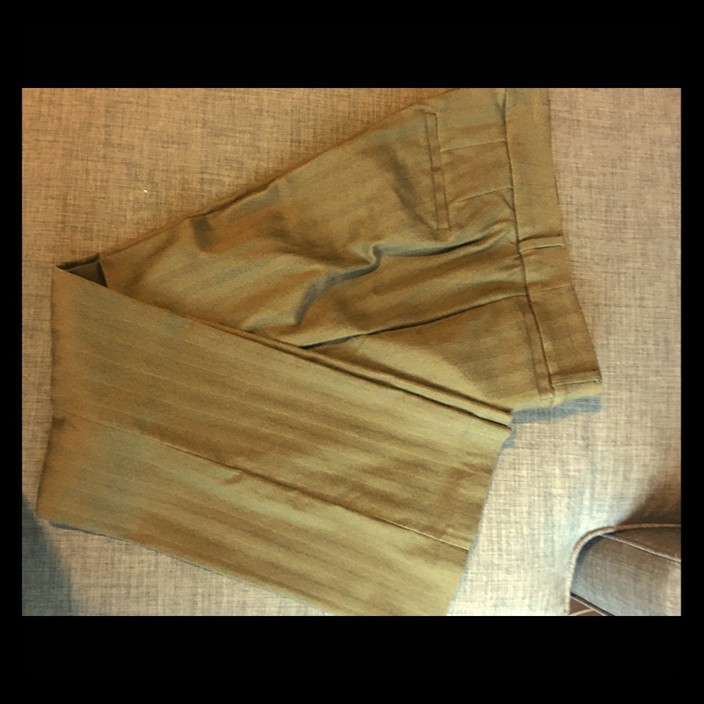 Olive toned  dress slacks